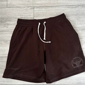 Vanquish Men's Dark Brown Athletic Shorts